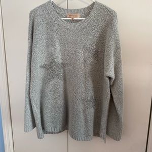 Philosophy Sparkle Star Gray Sweater size XL